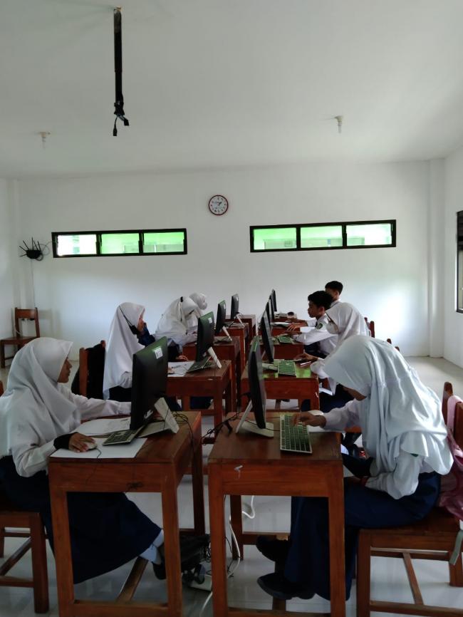 24 Siswa MTs Negeri 7 Kebumen Mengikuti seleksi masuk MAN IC dan MAN PK Tahun pelajaran 2022/2023